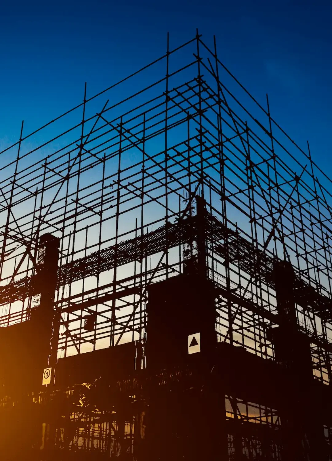 construction-site-silhouettes